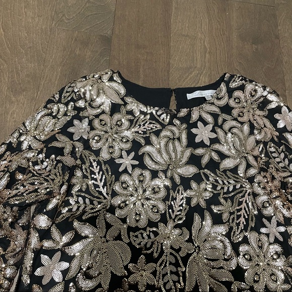 Lovers + Friends Long Sleeve Sequins Blouse - Picture 4 of 6